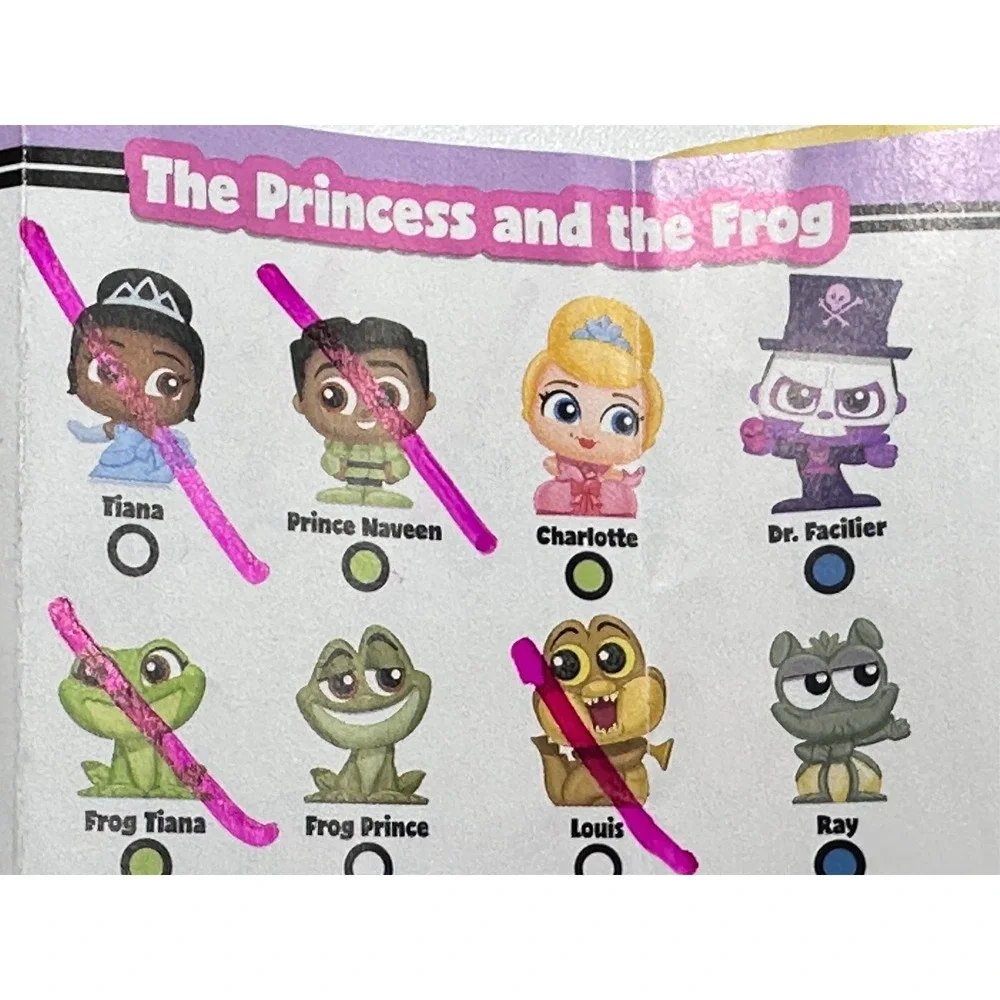 Disney Doorables THE PRINCESS AND THE FROG Tiana Naveen Charlotte Dr. Facilier